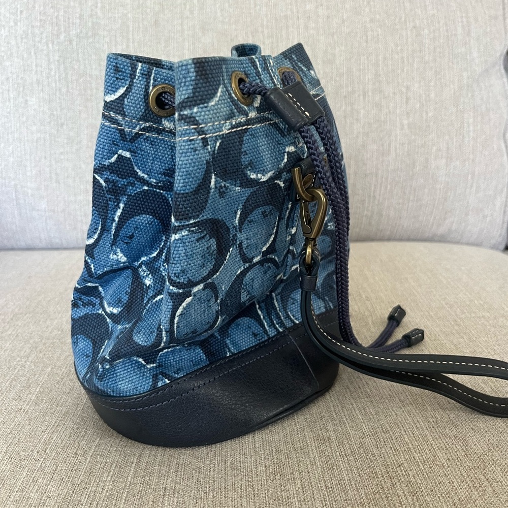 Coach bucket bag wristlet